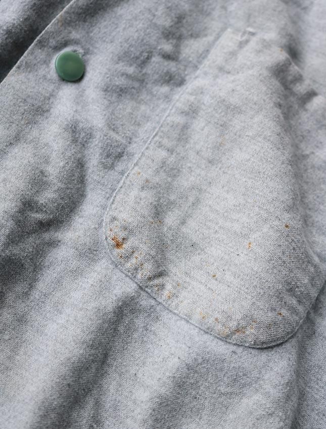 50s PILGRIM LOOP COLLAR BOX FLANNEL SHIRT SIZE14 1/2 - MATIN