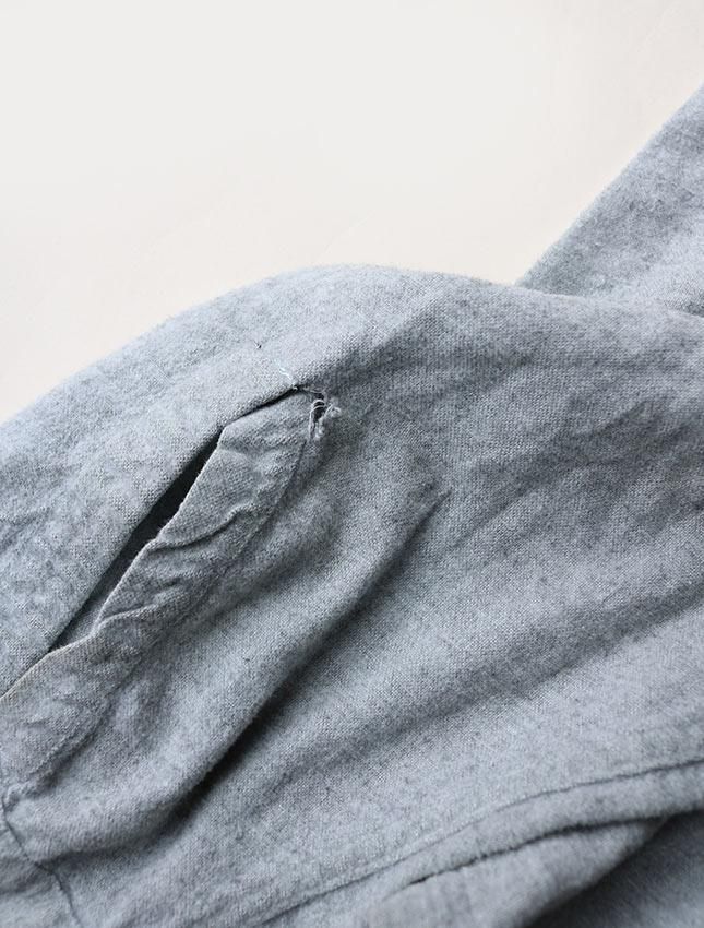 【最終値下げ】激レア！PILGRIM 50s〜60s リブ付き短丈チェックシャツ 激レア！珍品！PILGRIM 50s〜60s リブ付き短丈チェックシャツ