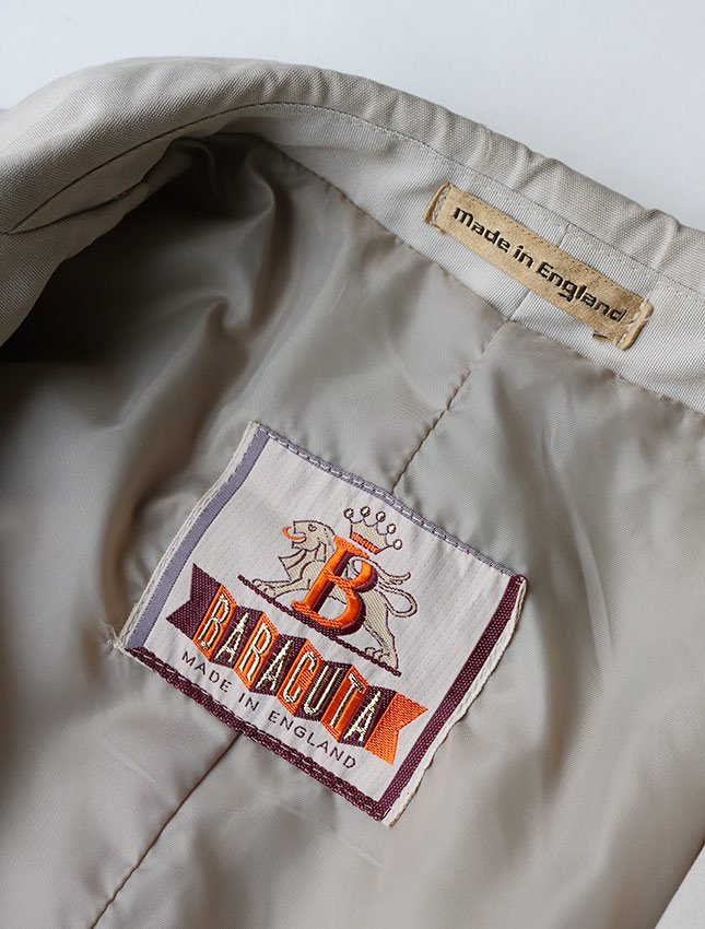 ～70s BARACUTA OLD BAL COLLAR COAT SIZE ML MADE IN ENGLAND - MATIN, VINTAGE  OUTFITTERS ビンテージ古着 富山