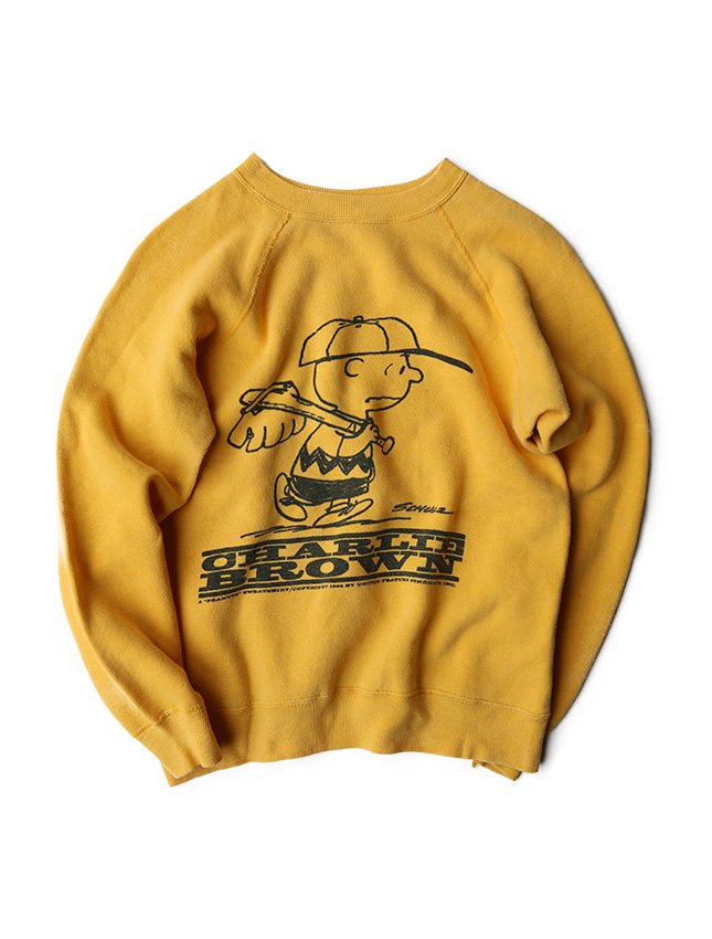60s PEANUTS CHARLIE BROWN SWEAT SHIRT - MATIN, VINTAGE OUTFITTERS 