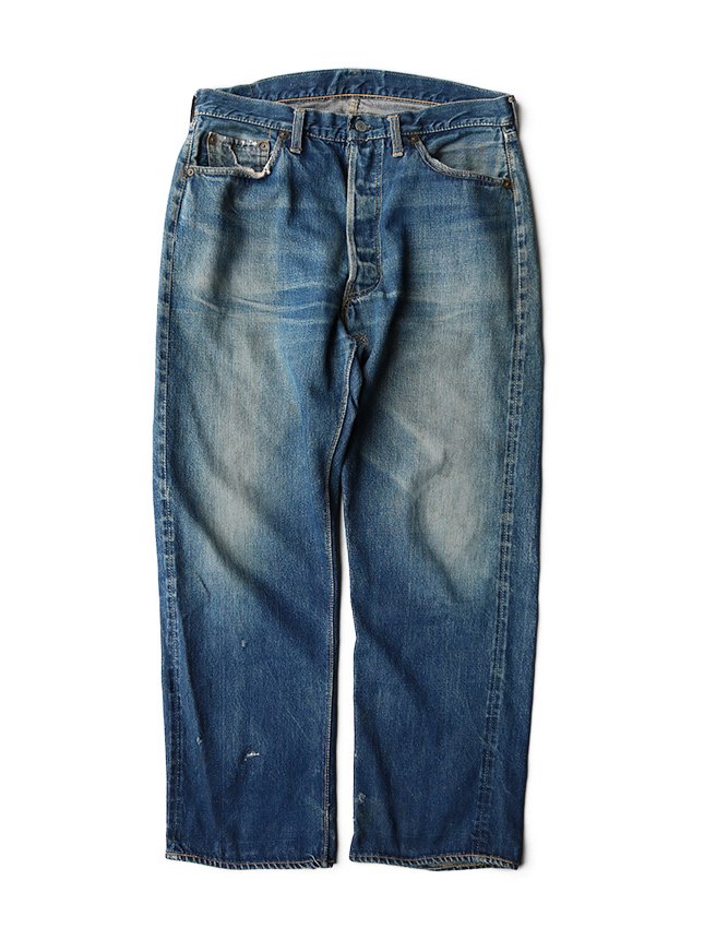 50s LEVIS 501XX WITH LEATHER PACH GOOD COLOR SIZE W33 - MATIN ...