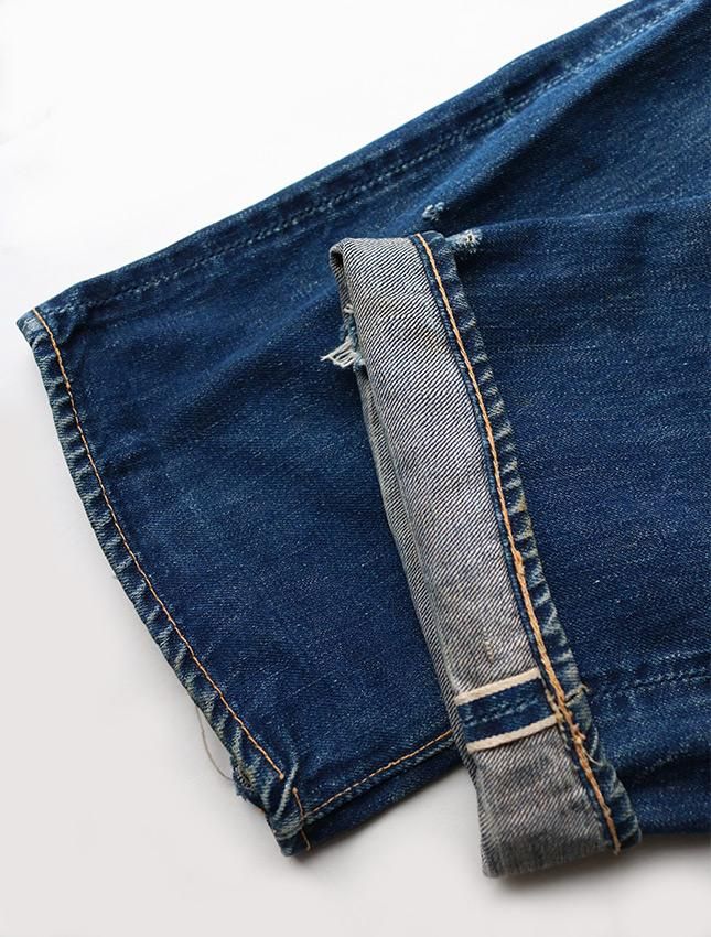 50s LEVIS 501XX WITH LEATHER PACH GOOD COLOR SIZE W33 - MATIN