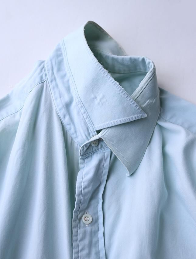 40s ARROW LIGHT BLUE SHIRT SIZE ML - MATIN, VINTAGE OUTFITTERS