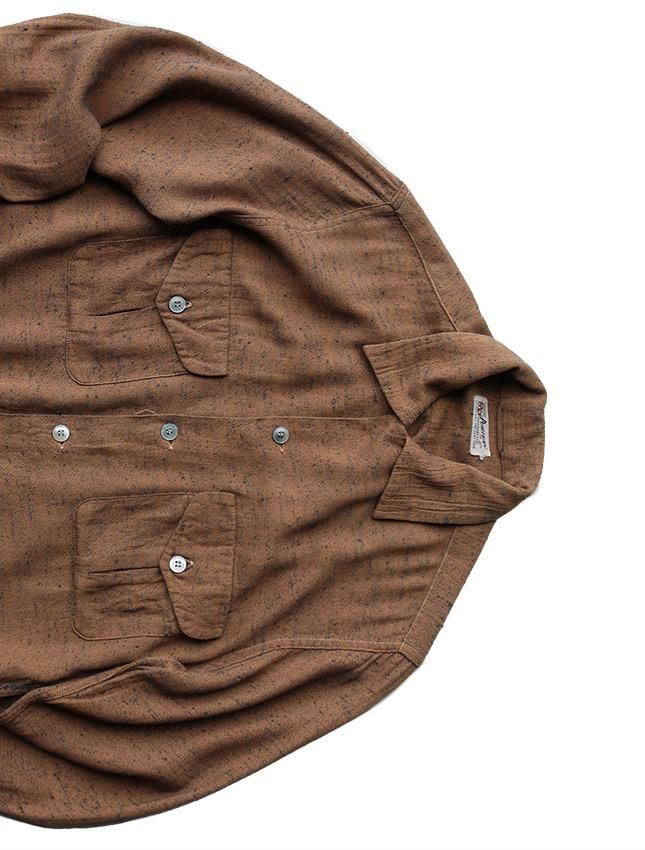 50s PURITAN LOOP COLLAR RAYON SHIRT SIZE 14 1/2 - MATIN