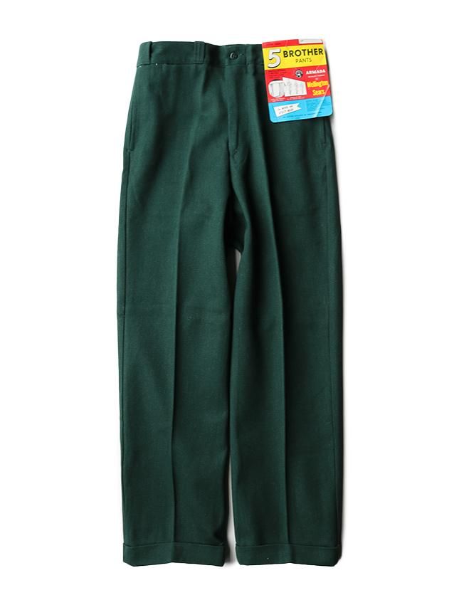 NOS 50s 5 BROTHER ARMADA FABRIC WORK TROUSER W30 L30 - MATIN