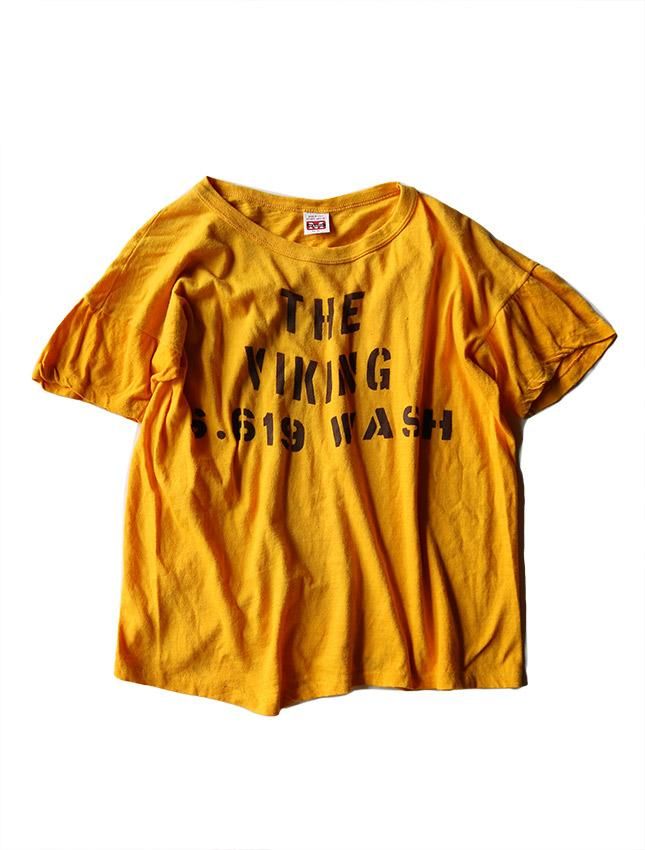 60s mason レーヨンTシャツ USA製 イエロー M - トップス