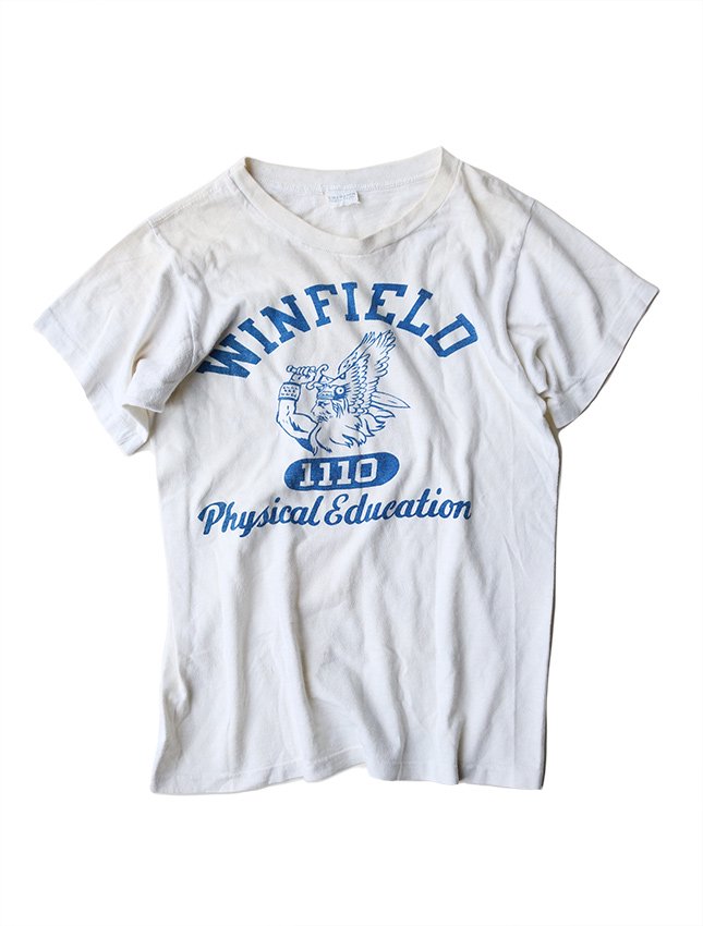 60s CHAMPION WINFIELD PE INK PRINT T-SHIRT SIZE S - MATIN, VINTAGE  OUTFITTERS ビンテージ古着 富山