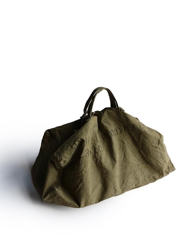 縦28㎝横46㎝マチ15㎝40s WW2 MILITARY BOSTON BAG WITH STENCIL