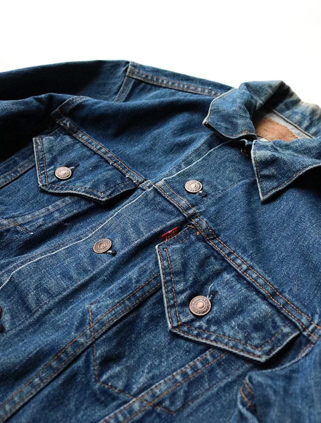 70s LEVIS 71205-0217 DENIM JACKET SIZE 40L - MATIN, VINTAGE 