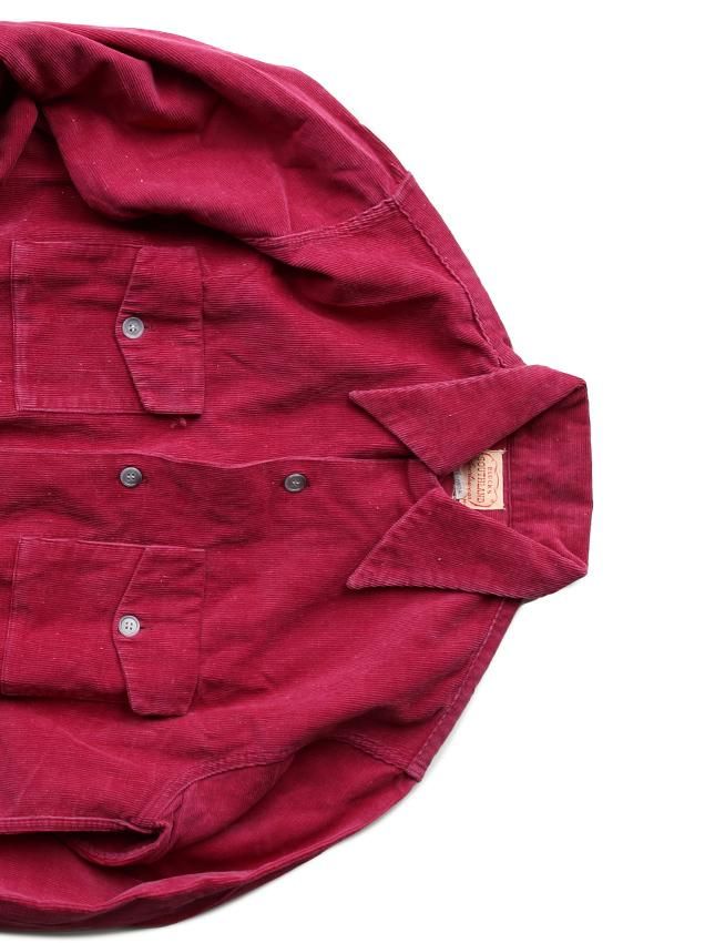 50s BLOCKS SOUTHLAND CORDUROY SHIRT SIZE M - MATIN, VINTAGE