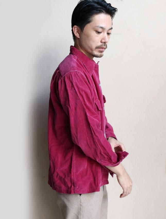 50s BLOCKS SOUTHLAND CORDUROY SHIRT SIZE M - MATIN, VINTAGE