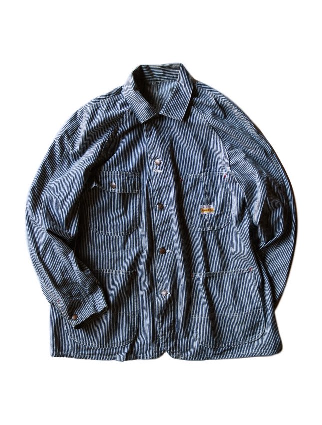 50s PAYDAY HICKORY DENIM COVERALL - MATIN, VINTAGE OUTFITTERS