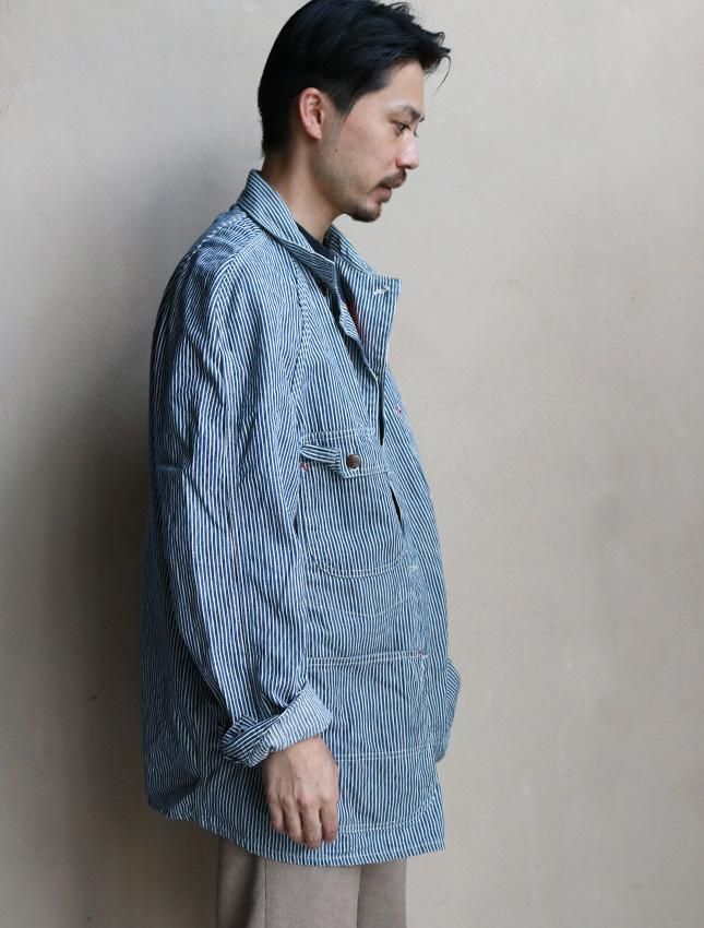 50s PAYDAY HICKORY DENIM COVERALL - MATIN, VINTAGE OUTFITTERS