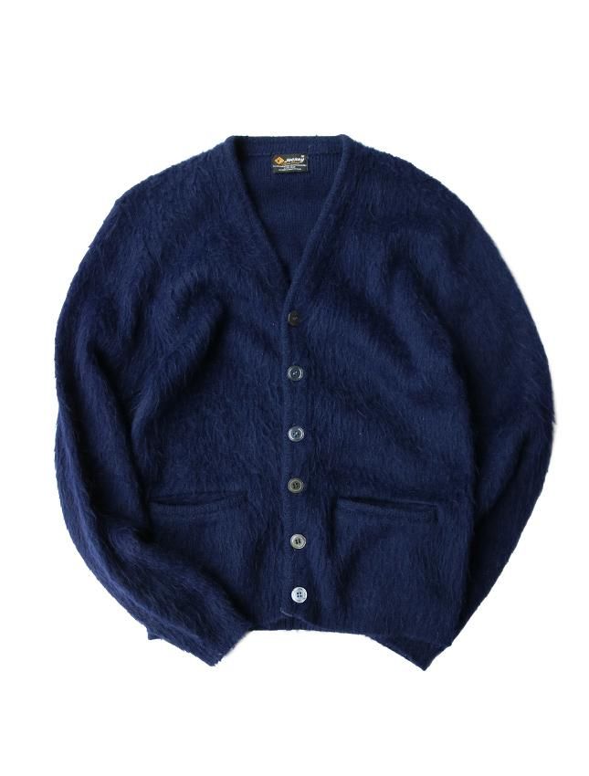 needlesVintage Mohair Cardigan 60's Blue