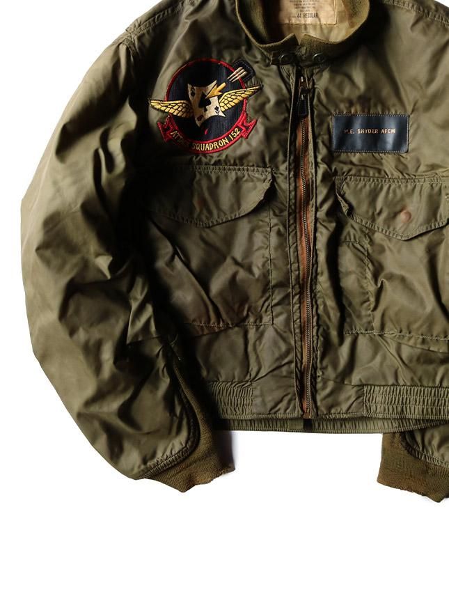 60s US NAVY WEP G-8 JACKET WITH SQD PATCH SIZE 44 