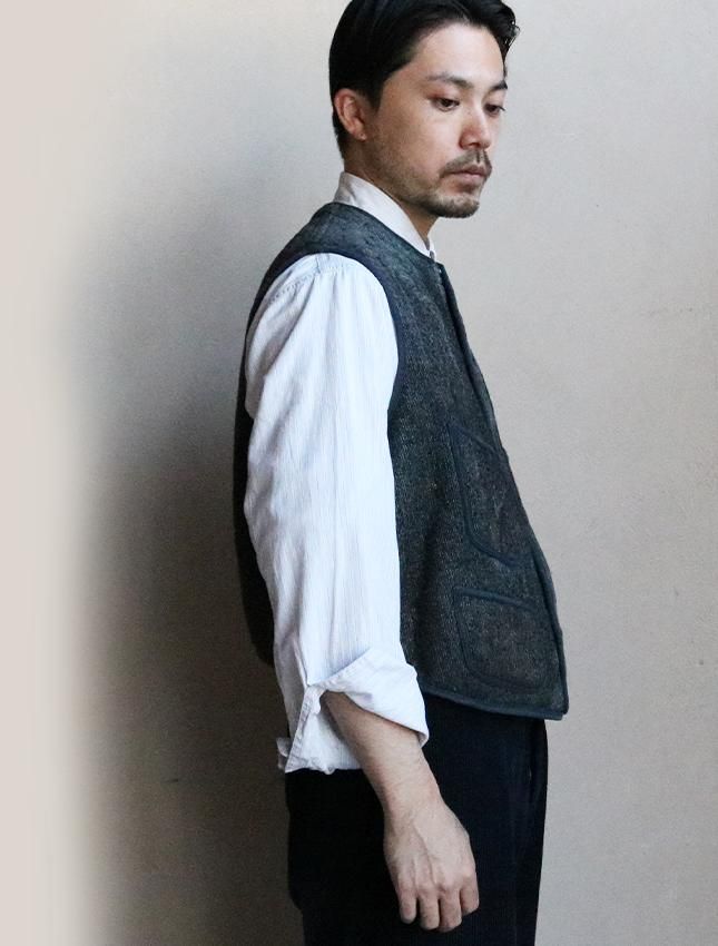 30s ブラウンズ ビーチベスト 針シンチ ニップルボタン オリジナル