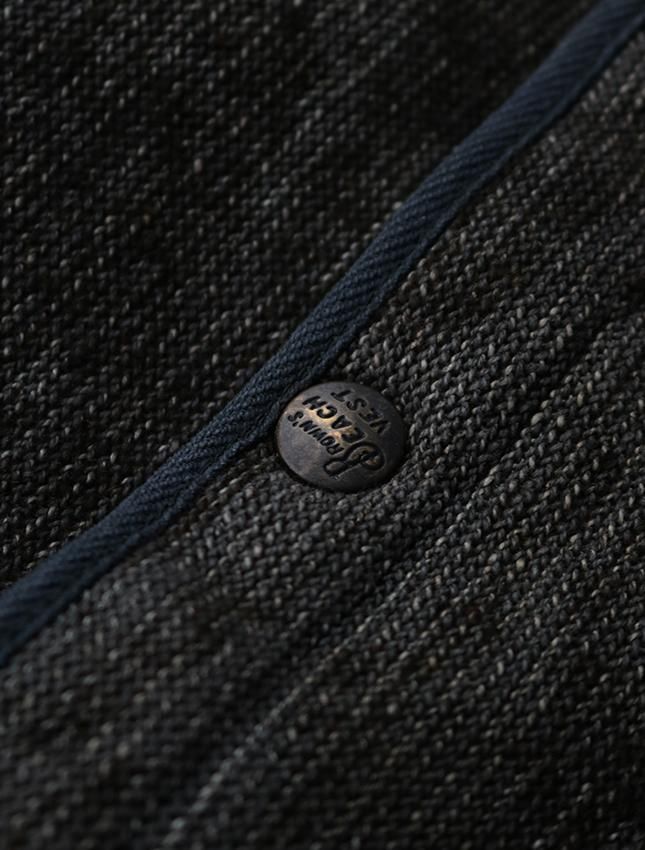 30s BROWNS BEACH VEST NIPPLE TYPE BUTTON - MATIN, VINTAGE