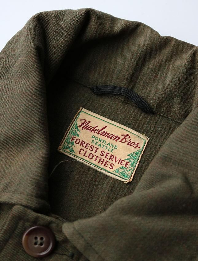 50s NUDELMAN BROS WOOL MACKINAW JACKET SIZE M - MATIN, VINTAGE