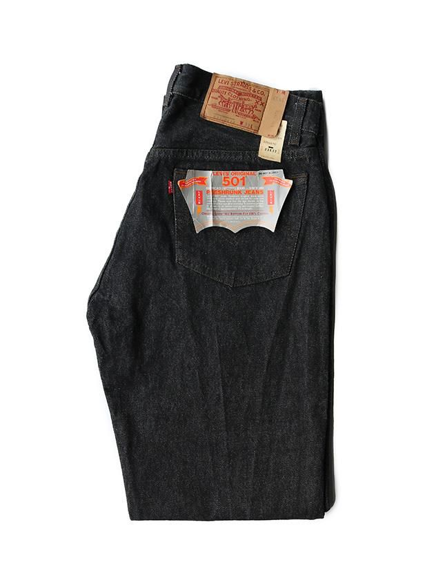 NOS 80s LEVIS 501 BLACK JEANS FIRST DYE W33 L32 - MATIN