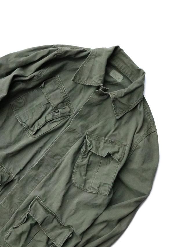 60s US ARMY JUNGLE FATIGUE JACKET 4th SIZE M REGULAR - MATIN