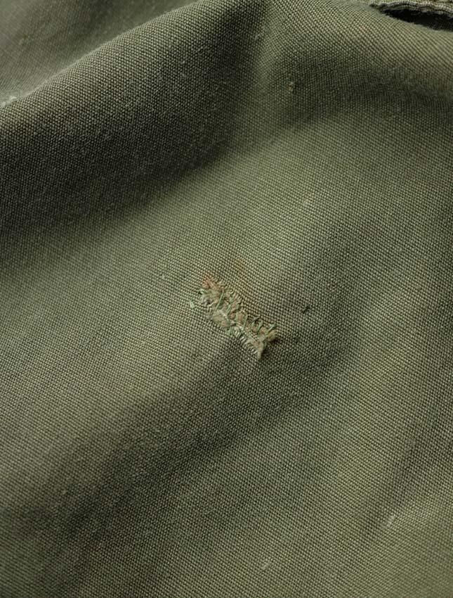 60s US ARMY JUNGLE FATIGUE JACKET 3RD NON RIP MED SHORT