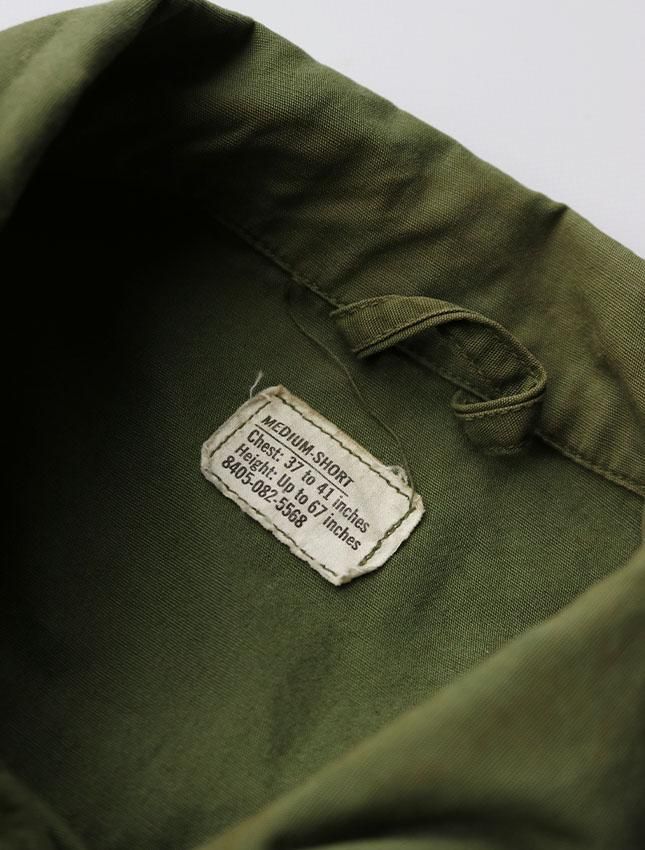 60s【希少個体】ジャングルファティーグ 3rd USMC ジャケット M-S 60s【希少個体】ジャングルファティーグ 3rd USMC ジャケット