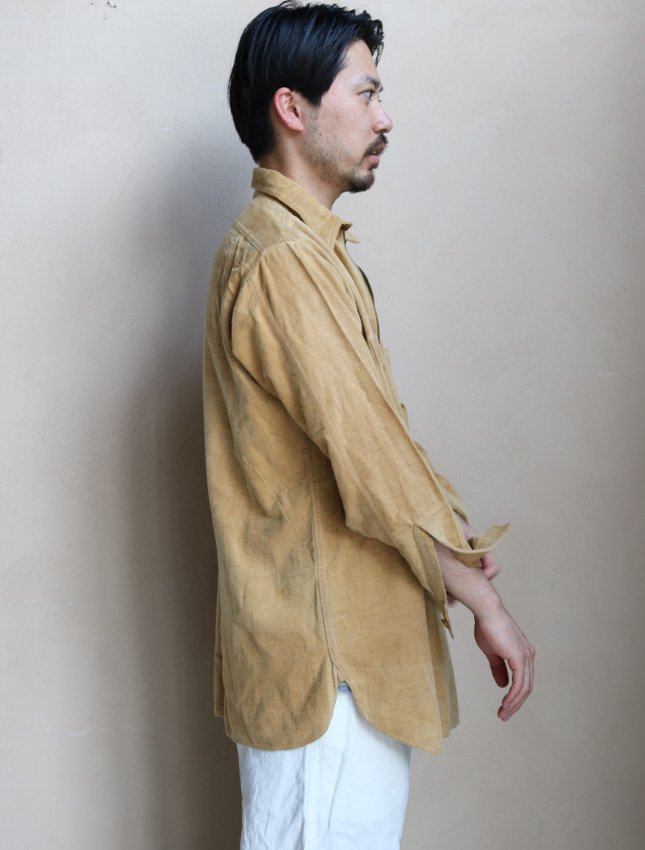 40s PILGRIM HALF ZIP MOLESKIN WORK SHIRTワークシャツ - トップス