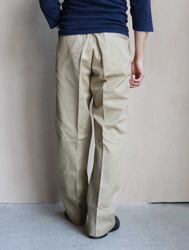 50s US ARMY M-45 CHINO TROUSER W31 GOOD COND - MATIN, VINTAGE OUTFITTERS  ビンテージ古着 富山