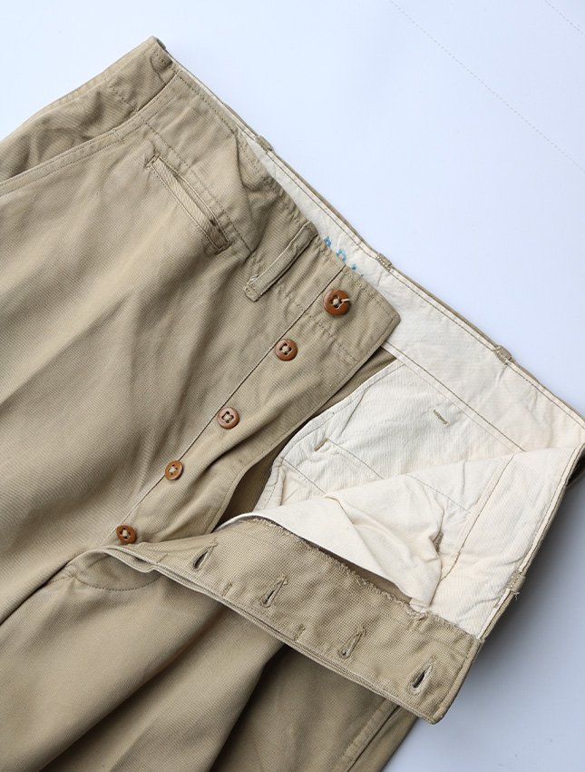 50s US ARMY M-45 CHINO TROUSER W31 GOOD COND - MATIN, VINTAGE