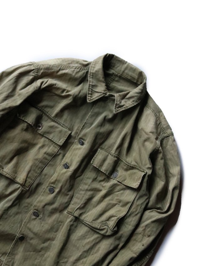 WW2 US ARMY M-43 HBT JACKET - MATIN, VINTAGE OUTFITTERS ビンテージ