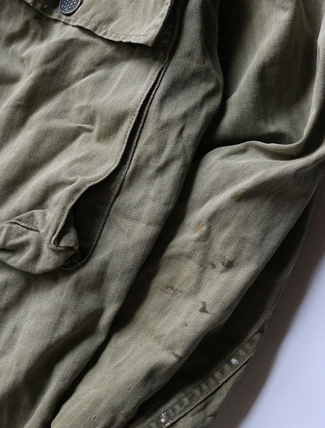 WW2 US ARMY M-43 HBT JACKET - MATIN, VINTAGE OUTFITTERS ビンテージ