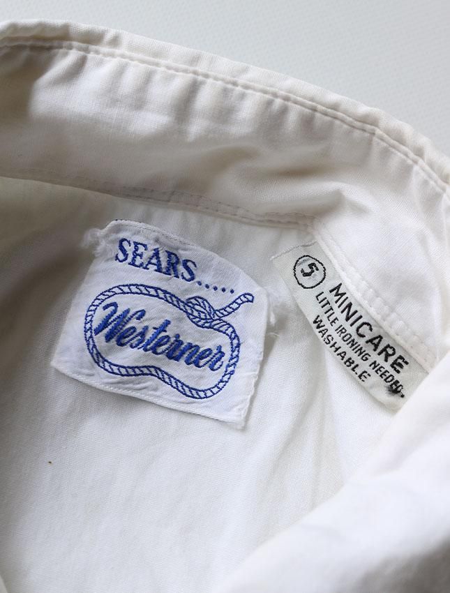 60s SEARS WESTERNER COTTON WESTARN SHIRT SIZE M GOOD COND 60s SEARS WESTERNER COTTON WESTARN SHIRT SIZE M GOOD COND