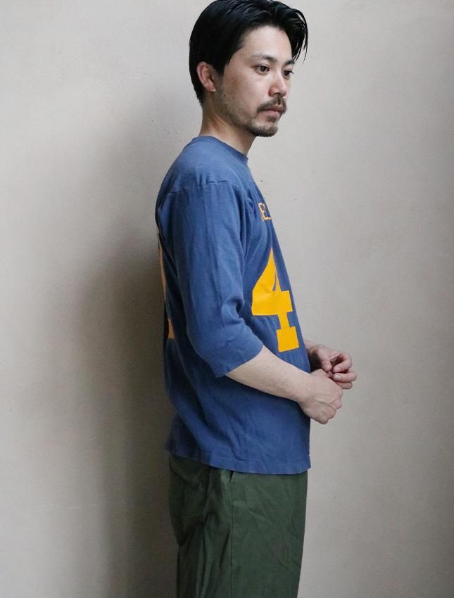 70s Champion Navy Football T-shirt Vintage | eBay