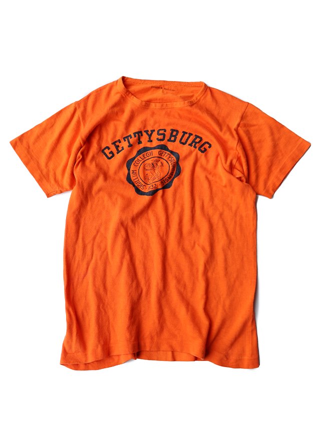 40s UNKNOWN GETTYSBURG COLLEGE T-SHIRT - MATIN, VINTAGE OUTFITTERS