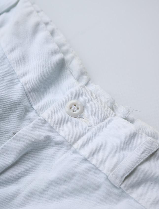 60s US NAVY UTILITY WHITE TROUSER - MATIN, VINTAGE OUTFITTERS