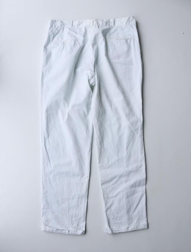 60s ビンテージ US NAVY USN 白 ストレート パンツ チノパン 60s ビンテージ US NAVY USN 白 ストレート パンツ チノパン