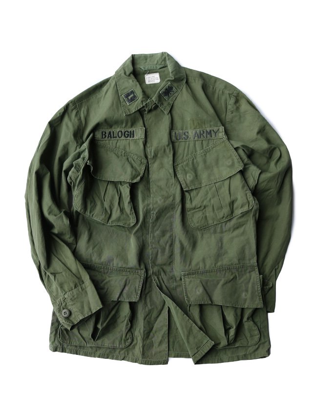 60s us army jungle fatigue jacket greenハナヤマ私物