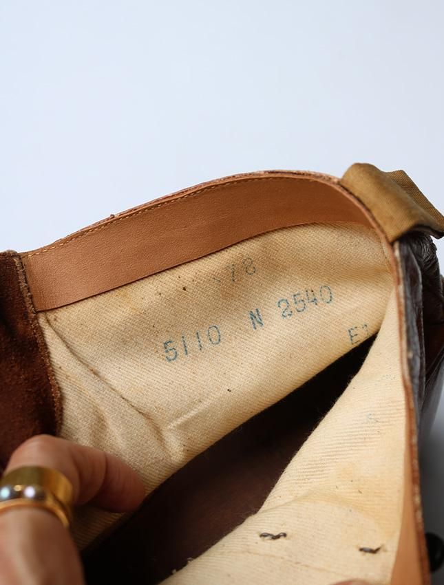 1920s J.F McELWAIN BUTTON BOOTS SIZE ABOUT SIZE 11 - MATIN