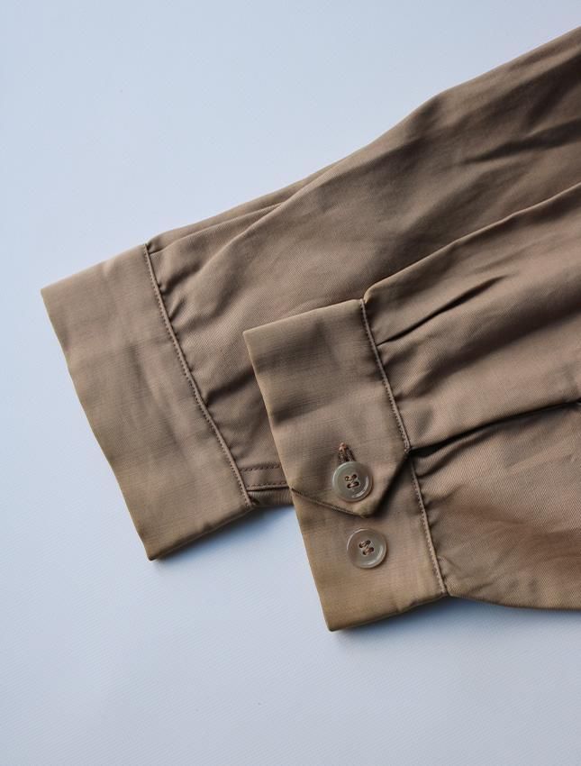 50s McGREGOR SCOTTISH DRIZZLER JACKET LIGHT BROWN SIZE44