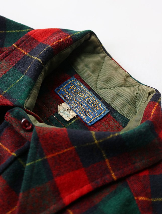 40s PENDLETON WOOL SHIRT FITS LIKE ML VERY GOOD COND | オレゴン州のウールブランドの 40年代ウールシャツ - MATIN, VINTAGE OUTFITTERS ビンテージ古着 富山