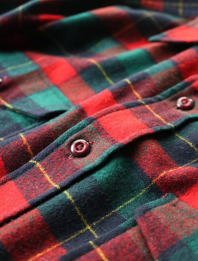 40s PENDLETON 40年代 ペンドルトン ウールシャツ 千鳥格子 40s PENDLETON WOOL SHIRT FITS LIKE ML VERY GOOD COND