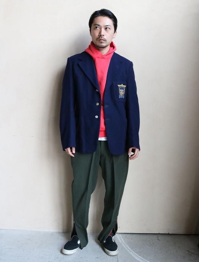 WEATHER CREST】50s ヴィンテージ ギャバジンジャケット ナス紺