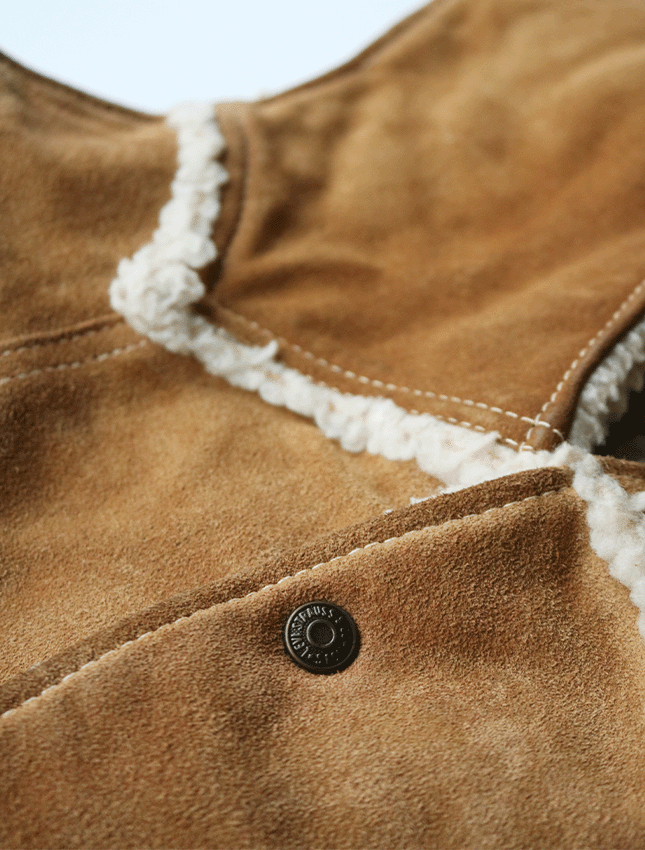 70s LEVIS SUEDE BOA VEST SIZE L | リーバイス ボアベスト 70s LEVIS SUEDE BOA VEST SIZE L | リーバイス ボアベスト