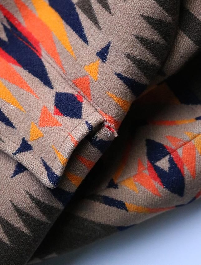 70s PENDLETON CHIEF JOSEPH PATTERN WOOL COAT SIZE 42 | 70
