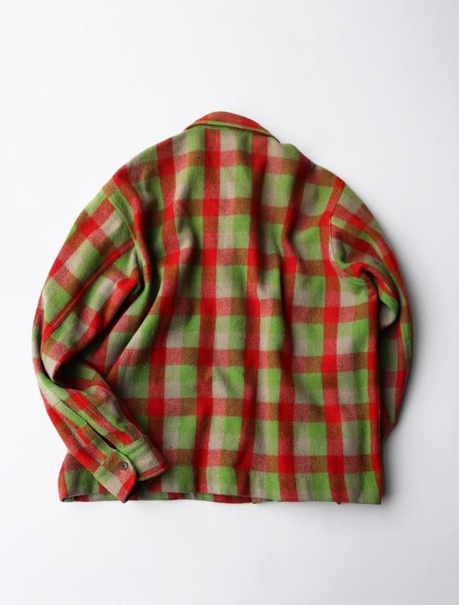 30s LL BEAN WOOL SHIRT SIZE 17 MOD | ビンテージウールシャツ