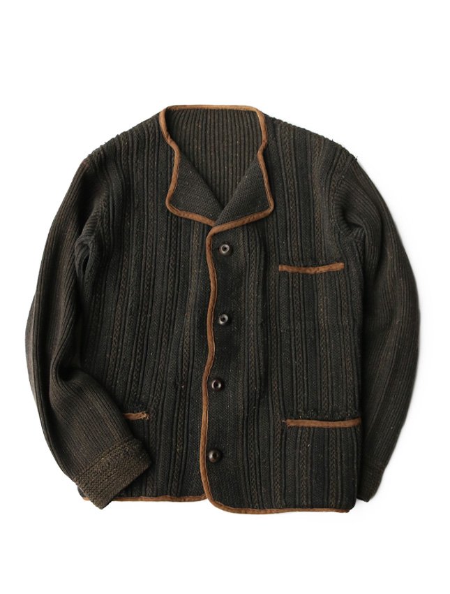 1930s FRENCH KNITTING JACKET | フレンチビンテージのニット素材の