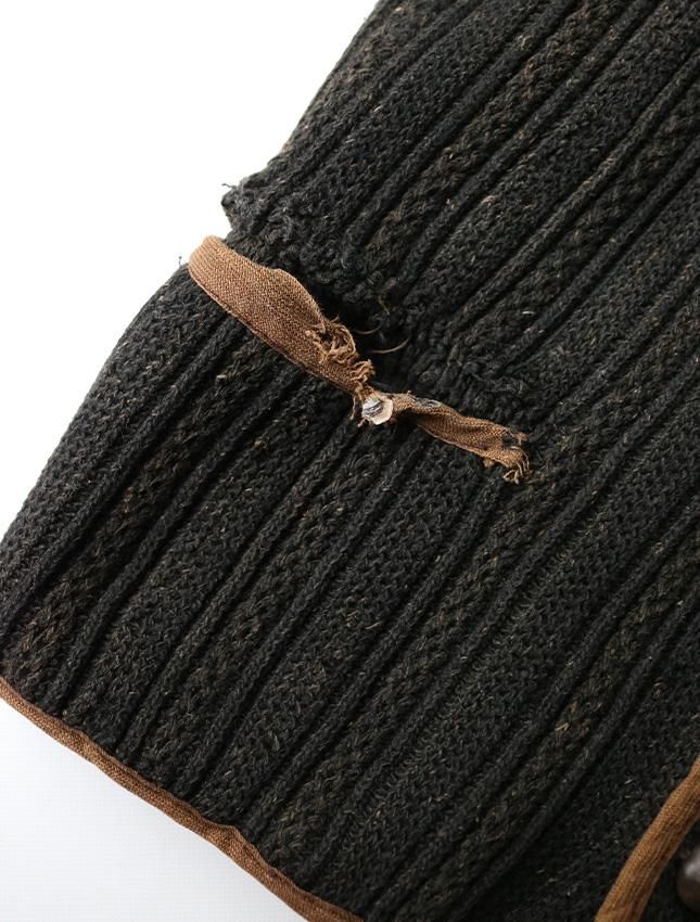 1930s FRENCH KNITTING JACKET | フレンチビンテージのニット