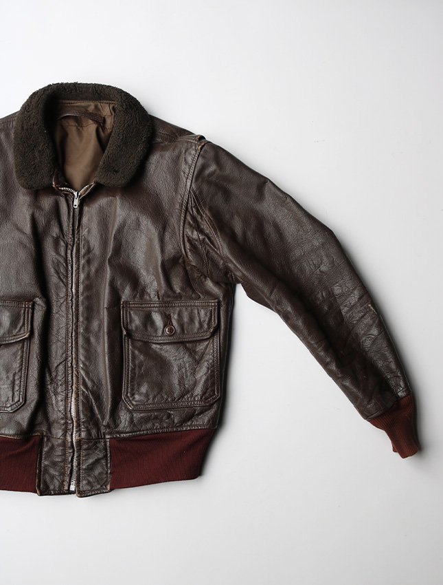 60s US NAVY G1 FRIGHT JACKET | US NAVYのG-1フライトジャケット - MATIN, VINTAGE  OUTFITTERS ビンテージ古着 富山