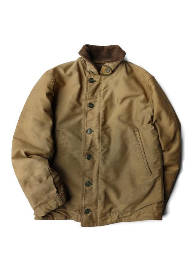 40s US NAVY N-1 DECK JACKET SIZE 40 | 第二次世界大戦頃のN1デッキ 