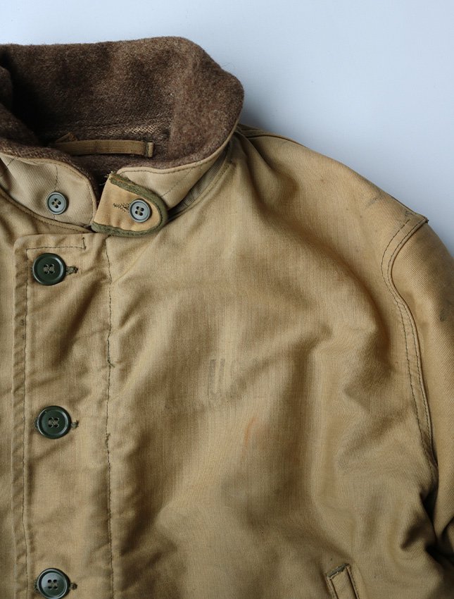 40s US NAVY N-1 DECK JACKET SIZE 40 | 第二次世界大戦頃のN1デッキ 